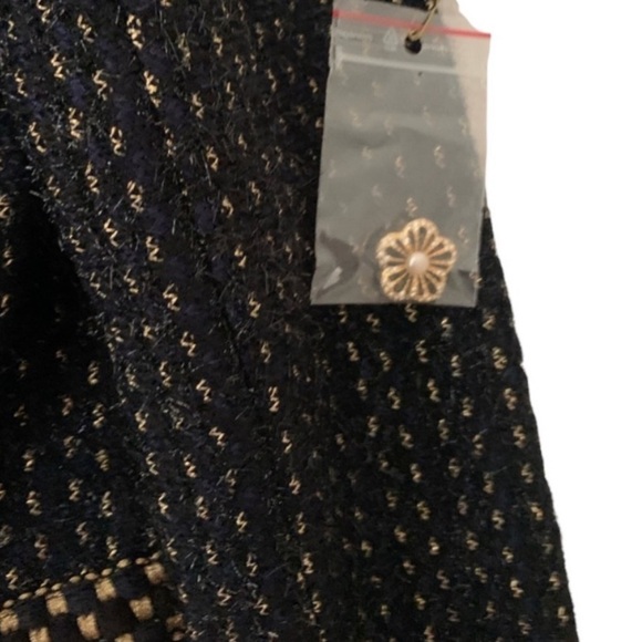 Edward Archour Paris Size 40 Wool Blend Cropped Jacket Pant Set - Picture 9 of 11